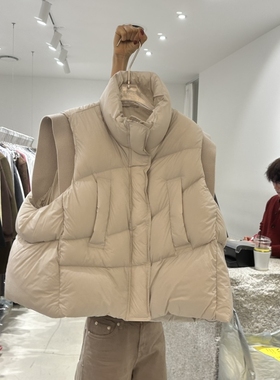 NEROLI 36东大门㊣实拍女装新款休闲时尚马甲不含内搭鸭绒