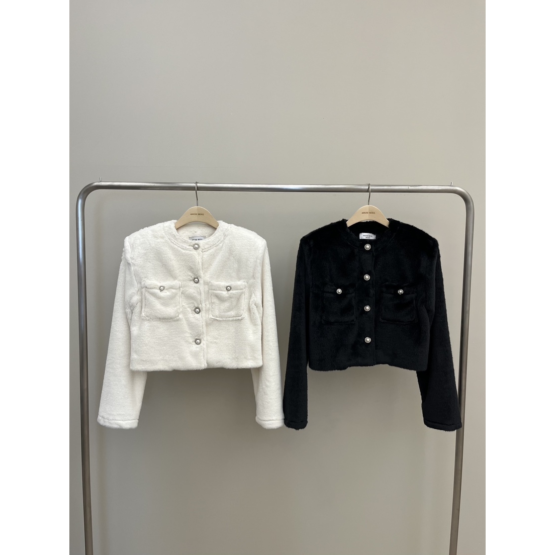 AMUSE SEOUL东大门㊣代购女装新款人气25秋冬热卖休闲夹克