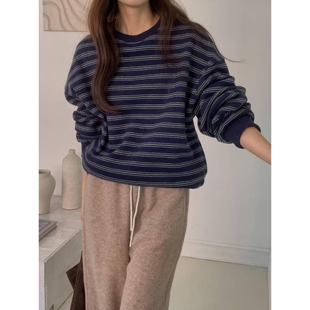 HAY KNOCK韩国直邮㊣女装新品25秋冬休闲人气推荐时尚长袖T恤