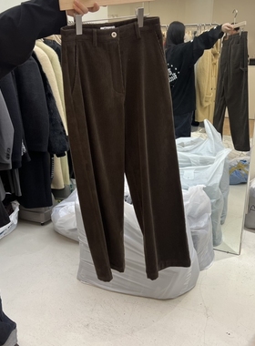 FLAUNT东大门㊣实拍女装新款人气休闲25秋冬时尚休闲裤灯芯绒