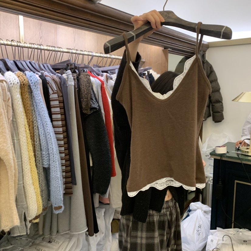 VIRKIN东大门㊣实拍女装新款真品时尚热卖推荐人气吊带背心