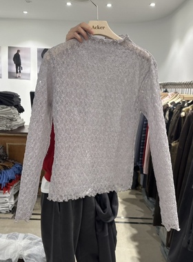 ACKER东大门㊣代购女士新品推荐休闲真品人气热卖时尚衬衫蕾丝