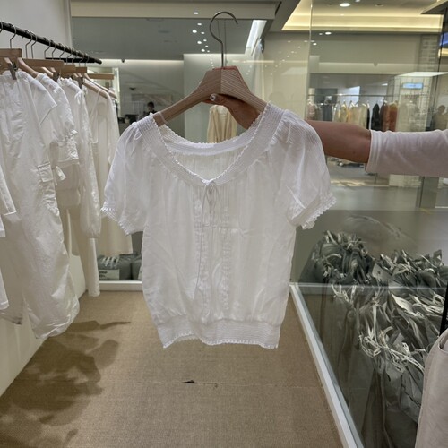 VEGETABLE韩国代购㊣女士新品时尚推荐休闲热卖人气26春夏衬衫