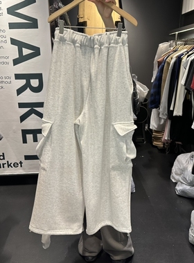 EL BOSQUE东大门㊣实拍女装新品25秋冬休闲裤内里绒皮裤貂皮