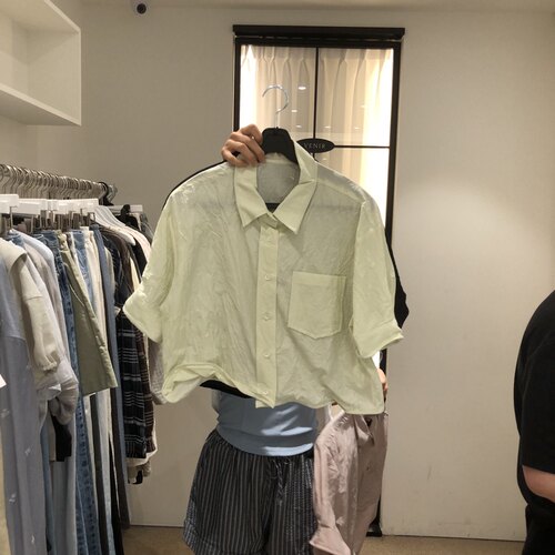VENIR-a㊣韩国东大门直邮女士新品人气时尚26春夏推荐衬衫