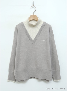 I BLLE韩国直邮㊣女士新品休闲时尚推荐人气25秋冬真品针织衫