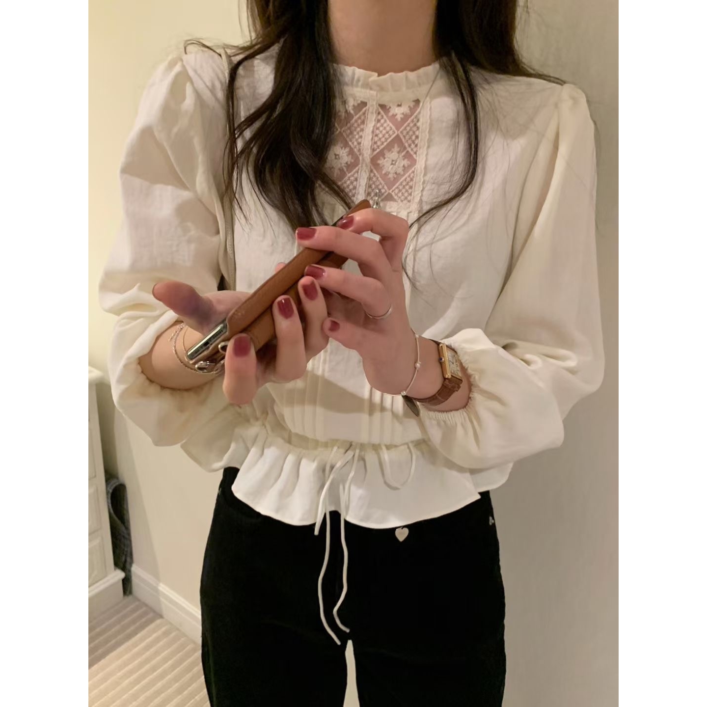 pretty young thing韩国直邮㊣女装新品推荐真品热卖衬衫