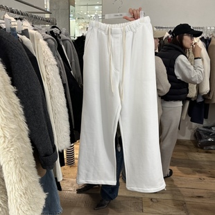 CREAMVILLA东大门㊣直邮女装新款热卖25秋冬休闲休闲裤加绒