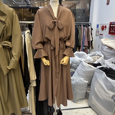 MARIGOLD东大门㊣直邮女装新品25秋冬休闲推荐真品连衣裙围巾