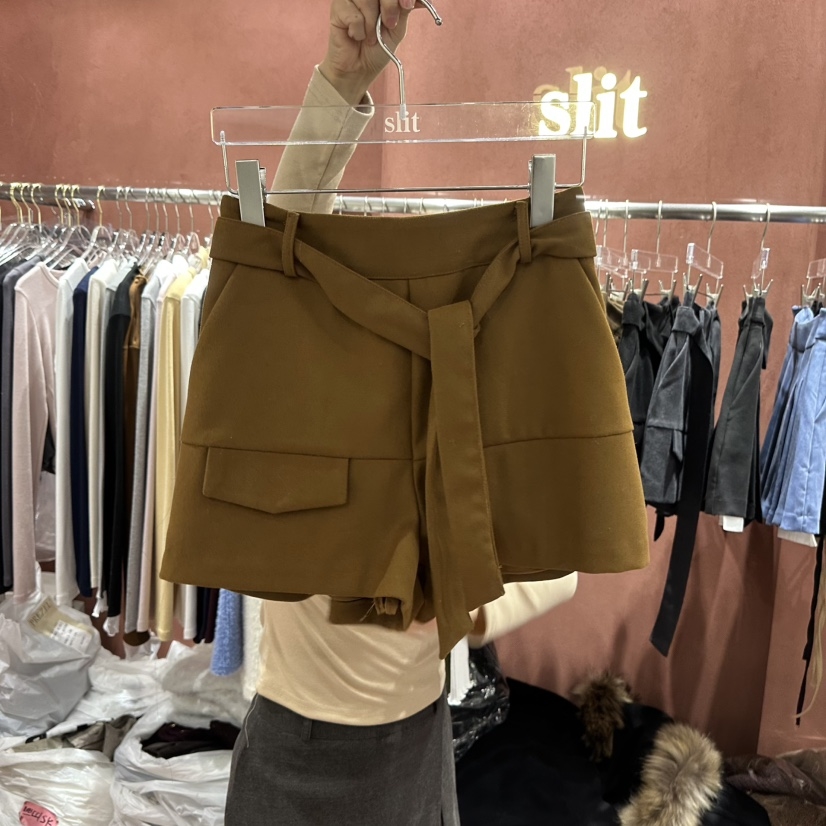 SLIT东大门㊣直邮女装新品时尚真品热卖人气25秋冬休闲短裤