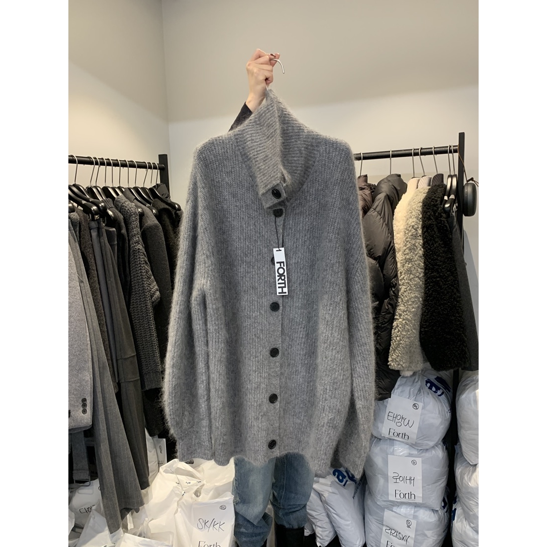 FORTH东大门㊣代购女装新款25秋冬真品人气推荐针织衫马海毛