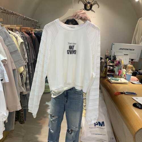 BLACK FRIDAY韩国直邮㊣女士新款推荐休闲热卖26春夏长袖T恤