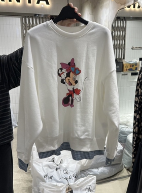 VANTA东大门直邮㊣女士新品时尚休闲真品热卖长袖T恤假两件