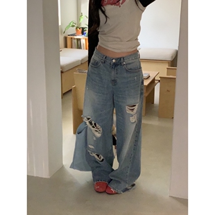 SUNDER MARKET东大门㊣实拍女装新品热卖休闲推荐人气牛仔裤