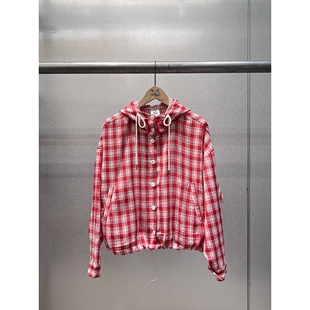 GVR COMPANY/RAWOO㊣东大门代购女士新款热卖人气夹克格纹