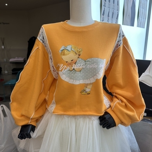 CHEAP-CHIC/CHARLES THE SECOND韩国代购㊣女士新款时尚卫衣