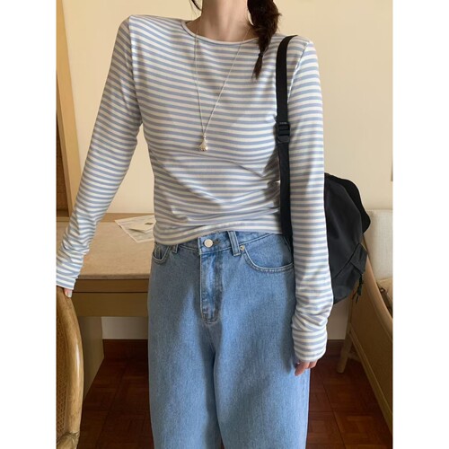 MELLOUNGE-2件起韩国直邮㊣女装新款热卖人气长袖T恤不含项链