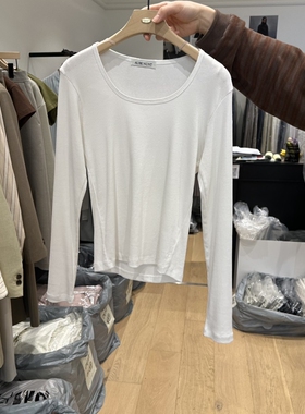 aube nunt㊣东大门代购女士新款时尚推荐热卖26春夏长袖T恤