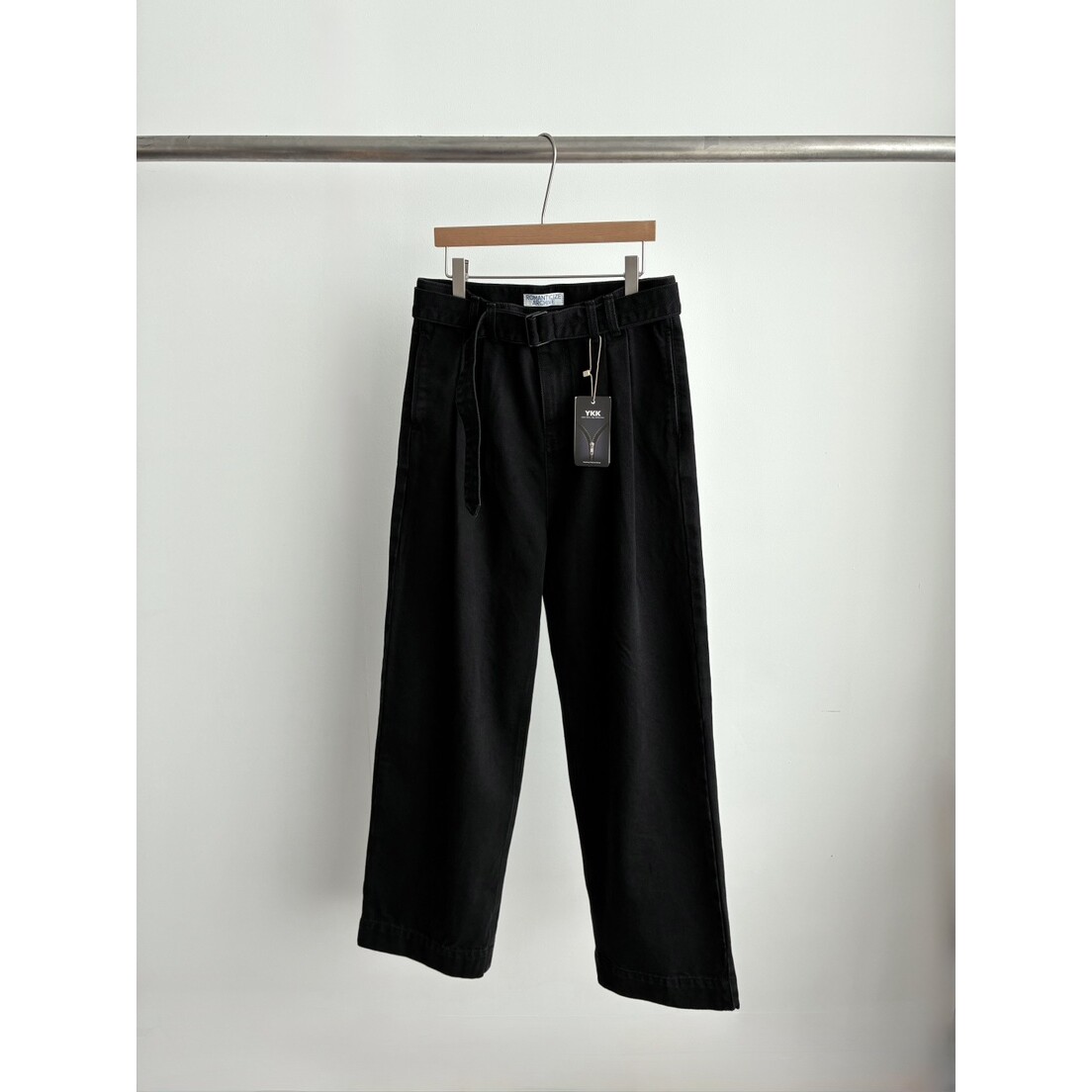 ROMANTICIZE韩国直邮㊣女装新品推荐真品牛仔裤含腰带系带褶裥