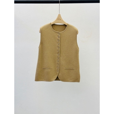 A.b/AUTUMN BEIGE东大门㊣实拍女士新品人气马甲纽扣背心