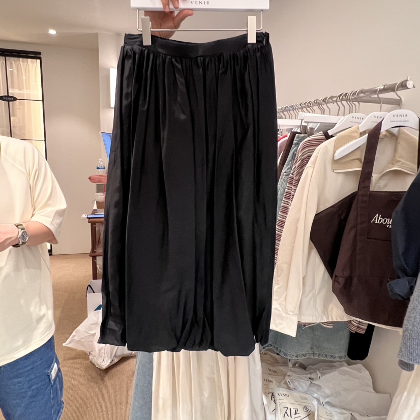 VENIR-a韩国代购㊣女装新品25秋冬休闲推荐时尚半身裙中短裙