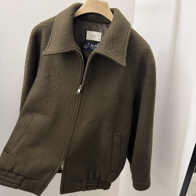 REGULARLY/PLACOR东大门㊣实拍女士新品时尚夹克羊驼毛拉链