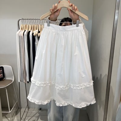 OUTRENE韩国直邮㊣女士新款推荐26春夏时尚休闲半身裙中短裙