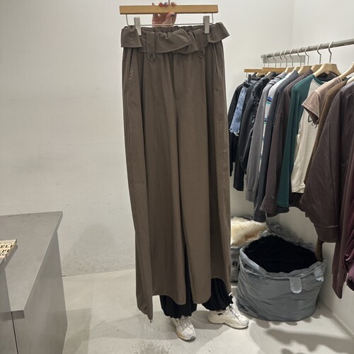 REPELLER㊣东大门实拍女装26秋季新品人气推荐休闲裤荷叶边