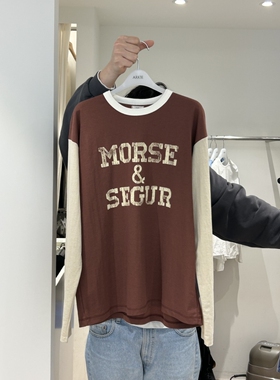 ARKIE/TAF韩国代购㊣女装新品休闲推荐26春夏人气热卖长袖T恤