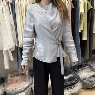 aube nunt㊣韩国直邮实拍女装新品人气26春夏热卖时尚衬衫