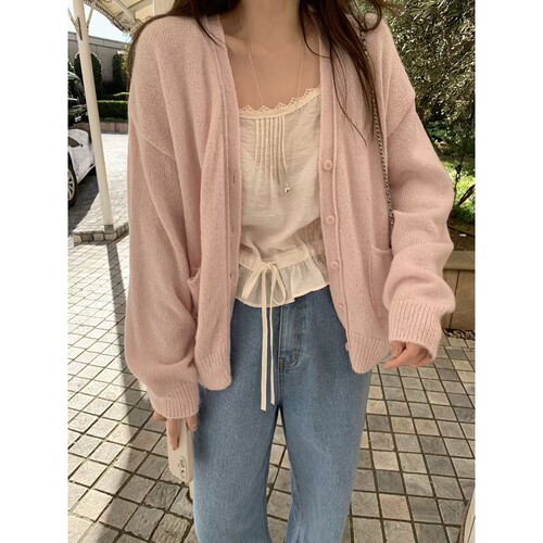 MELLOUNGE-2件起韩国代购㊣女士新款时尚休闲26春夏针织衫