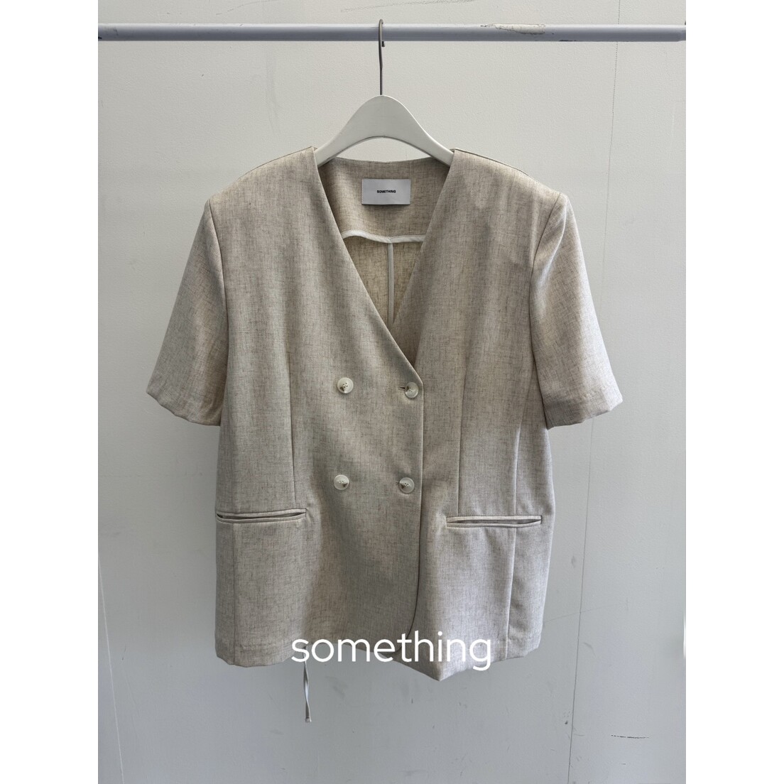 SOMETHING-L/FANCY㊣韩国东大门直邮女装新品休闲26春夏夹克