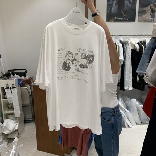 TEMPTING韩国代购㊣女士新品真品推荐休闲热卖人气T恤不含腰带
