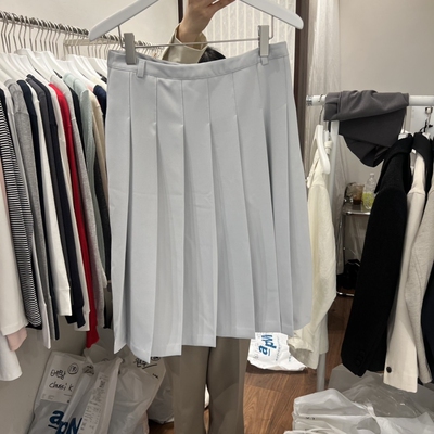 UNDERSTANDING韩国直邮㊣女装新款26春夏半身裙中短裙褶裥开衩