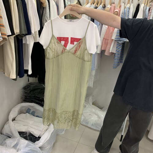 LELEN㊣韩国直邮实拍女士新品推荐时尚26春夏连衣裙不含内搭蕾丝