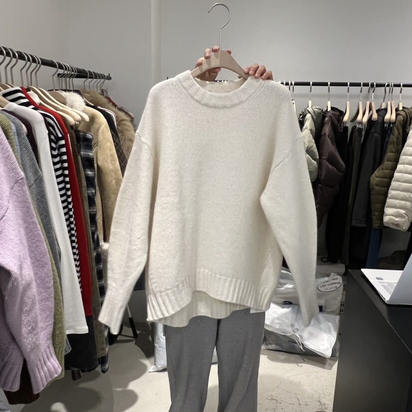 PLATE韩国直邮㊣女士新品休闲推荐热卖时尚真品25秋冬人气毛衣