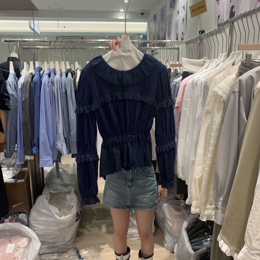 FLat OGI东大门㊣代购女装新款推荐热卖时尚25秋冬人气衬衫