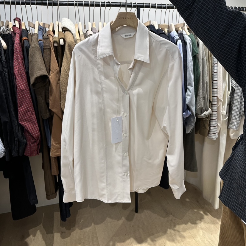 OVERTAKE东大门㊣直邮女士新品热卖休闲真品推荐时尚衬衫双层