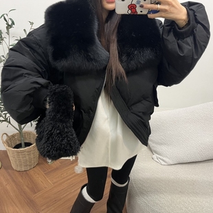 25秋冬休闲短款 BLACK 时尚 热卖 羽绒服 BABI韩国直邮㊣女士新品