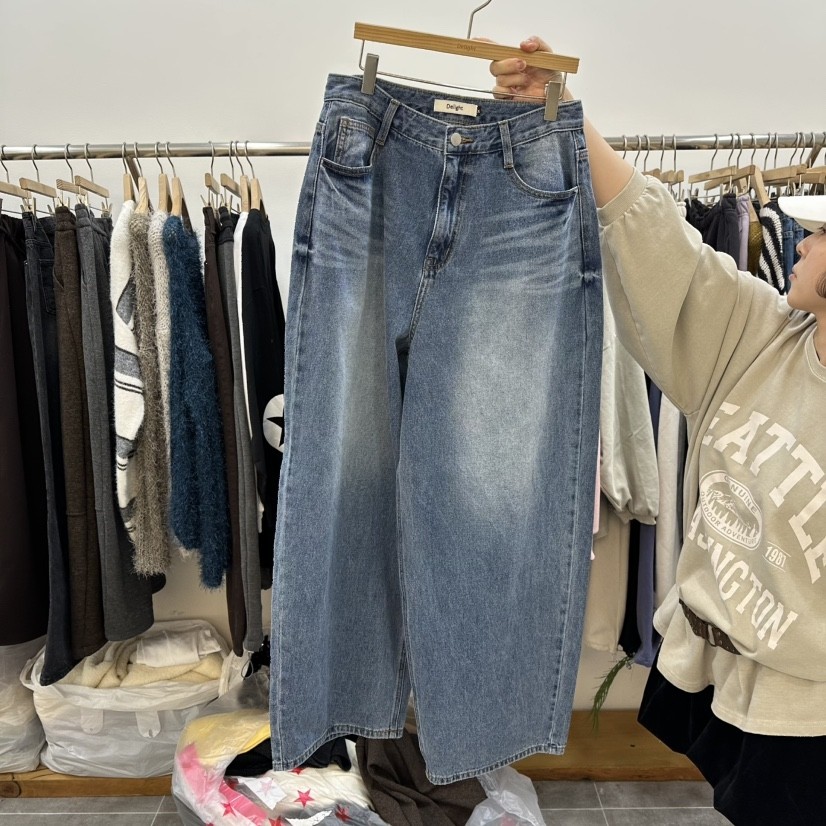 DELIGHT-L东大门㊣代购女士新品人气休闲真品推荐牛仔裤春款,运动服/休闲服装,运动牛仔裤,淘宝优惠券,粉丝福利购,淘宝优惠卷