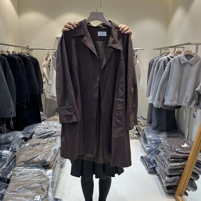 HER/PLAYLIST东大门㊣实拍女装新款时尚人气25秋冬长款风衣
