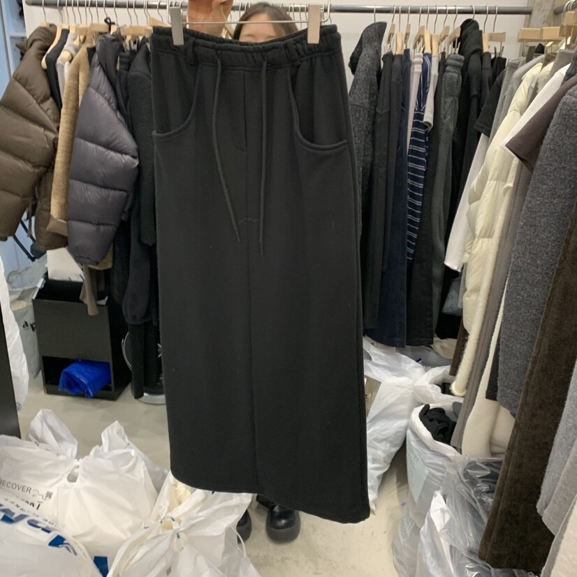 RECOVER/MOMENT韩国代购㊣女装新品推荐25秋冬休闲真品长裙