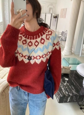 ANNIV-D东大门㊣直邮女士新款休闲推荐人气时尚25秋冬毛衣