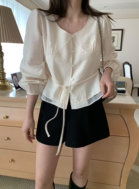 MELLOUNGE-2件起㊣韩国东大门直邮女装新品休闲时尚热卖衬衫