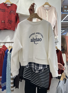mellor/OLA韩国直邮㊣女装新品时尚推荐真品25秋冬人气卫衣