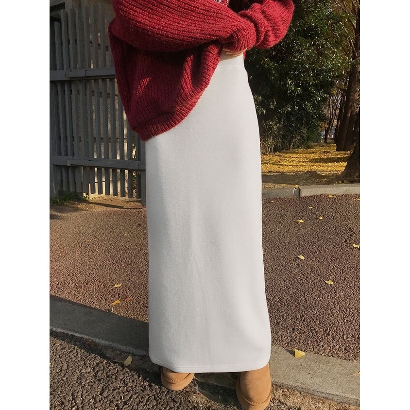 MOMENT/RECOVER韩国代购㊣女装新品25秋冬时尚推荐热卖长裙