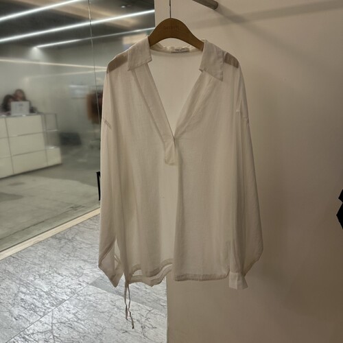 DE VENTI㊣东大门代购女士新品真品热卖26春夏人气衬衫V领
