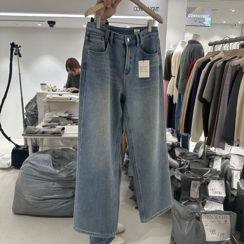 CONNAUGHT/DAILYJUD东大门㊣直邮女士新品人气25秋冬牛仔裤加绒