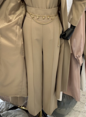 HERISH-HAUTE东大门直邮㊣女士新款真品推荐休闲裤不含腰带