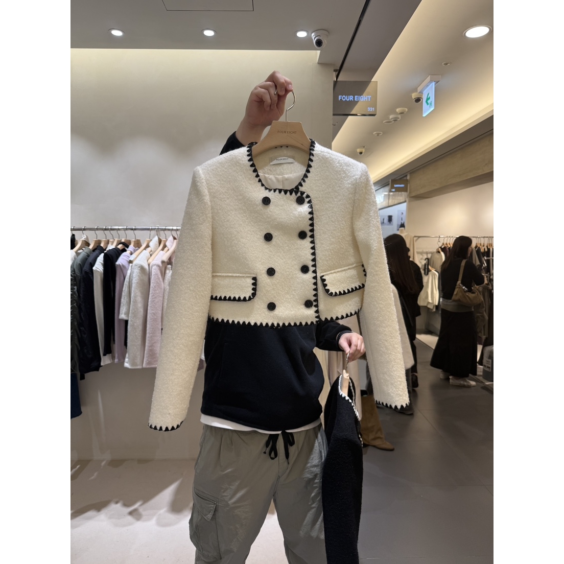 FOUR EIGHT东大门㊣实拍女士新品热卖推荐人气休闲时尚夹克